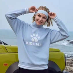 Свитшот KELME Round Neck Sweater Light Blue