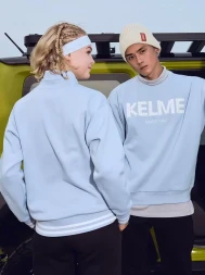 Свитшот KELME Round Neck Sweater Light Blue