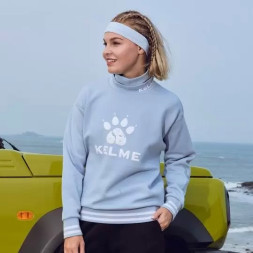 Свитшот KELME Round Neck Sweater Light Blue