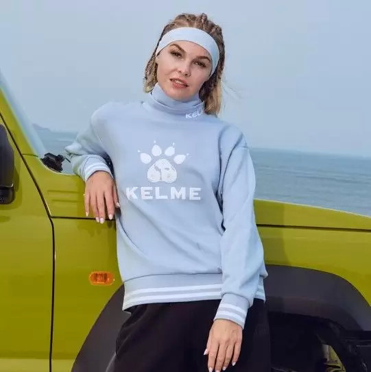 Свитшот KELME Round Neck Sweater Light Blue