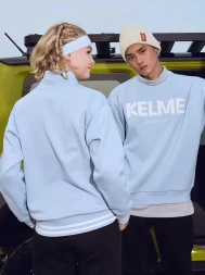 Свитшот KELME Round Neck Sweater Light Blue