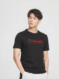 Футболка KELME Round Neck Short Sleeve T-Shirt Black