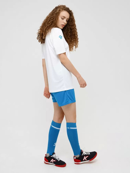 Футбольная форма KELME S/S Football Set (White/Light Blue)