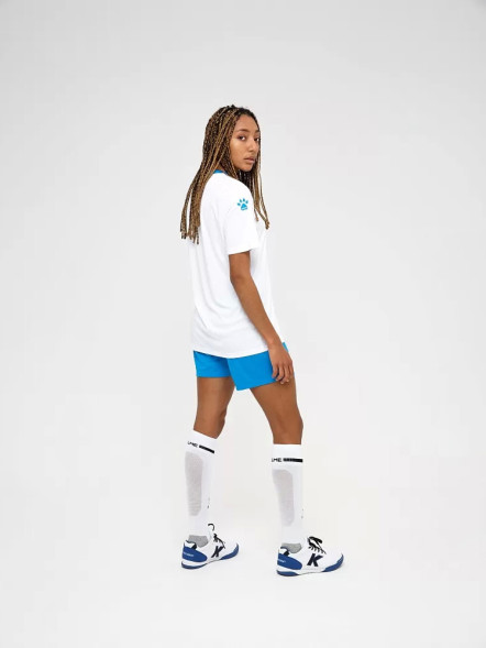 Футбольная форма KELME S/S Football Set (White/Light Blue)