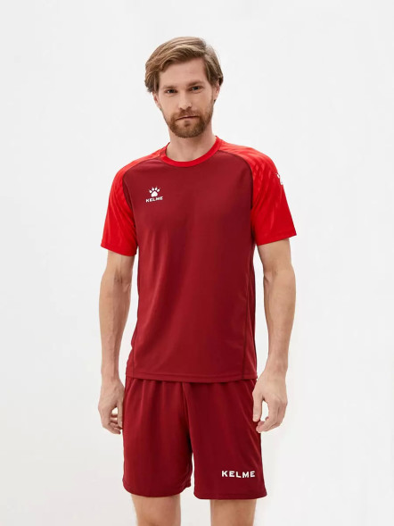 Футбольная форма KELME Short Sleeve Football Uniform Burgundy