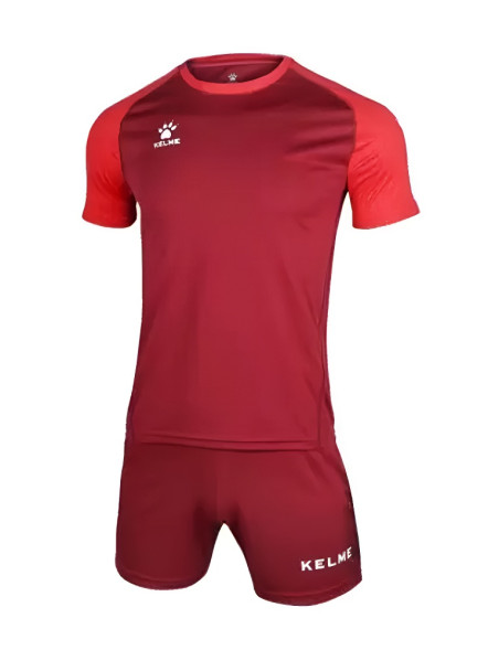 Футбольная форма KELME Short Sleeve Football Uniform Burgundy