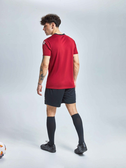 Футбольная форма KELME Short-Sleeved Football Suit (Burgundy/Black)