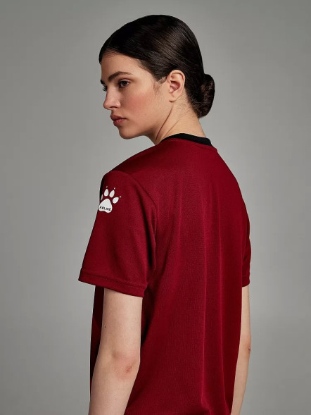 Футбольная форма KELME Short-Sleeved Football Suit (Burgundy/Black)