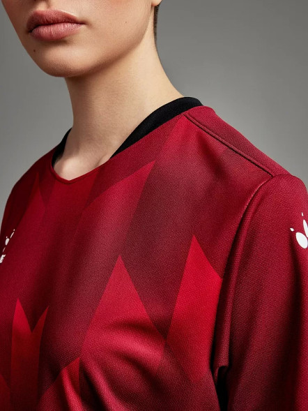 Футбольная форма KELME Short-Sleeved Football Suit (Burgundy/Black)