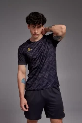 Футбольная форма KELME Short-Sleeved Football Suit Black
