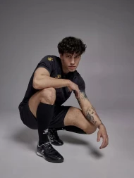 Футбольная форма KELME Short-Sleeved Football Suit Black