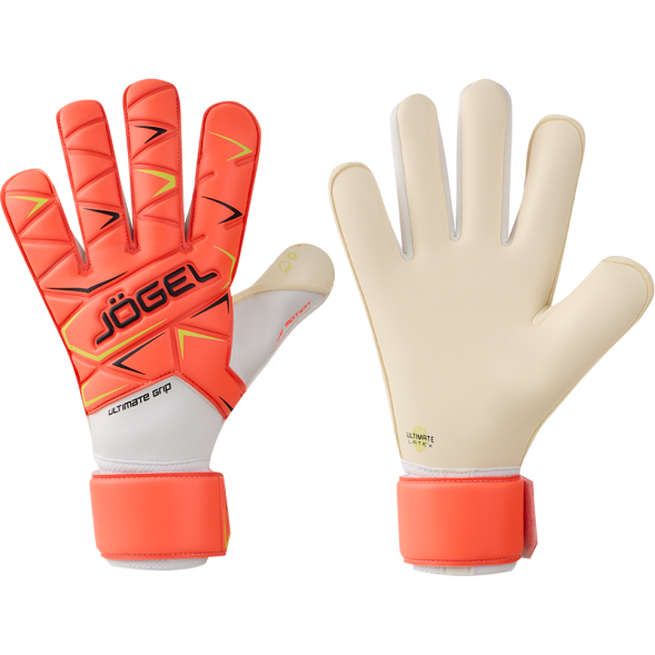 Перчатки вратарские JOGEL Legend UL4 Roll Negative, коралловый