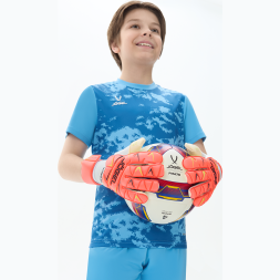 Перчатки вратарские JOGEL Legend UL4 Roll Negative, коралловый