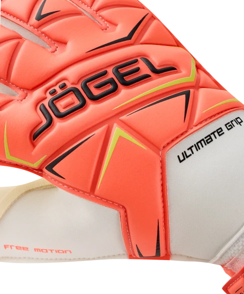 Перчатки вратарские JOGEL Legend UL4 Roll Negative, коралловый