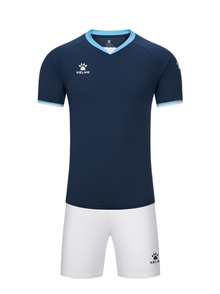 Детская футбольная форма KELME Football Uniform Set (Dark Blue/White)