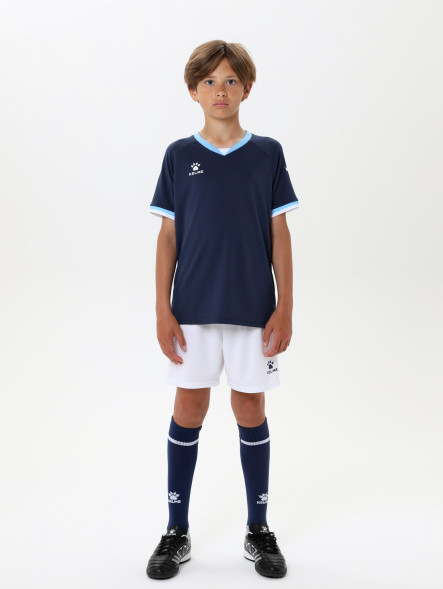 Детская футбольная форма KELME Football Uniform Set (Dark Blue/White)