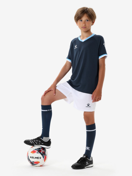 Детская футбольная форма KELME Football Uniform Set (Dark Blue/White)