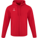 Флисовое худи на молнии JOGEL ESSENTIAL Cotton Fleece FZ Hoodie, красный