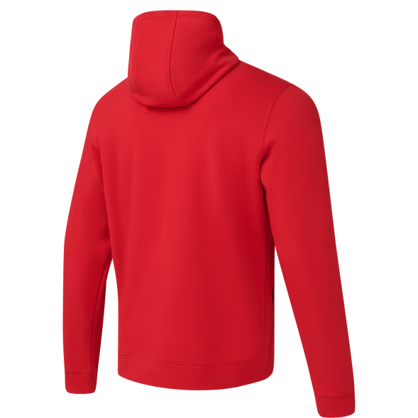Флисовое худи на молнии JOGEL ESSENTIAL Cotton Fleece FZ Hoodie, красный