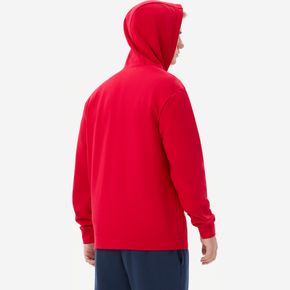 Флисовое худи на молнии JOGEL ESSENTIAL Cotton Fleece FZ Hoodie, красный