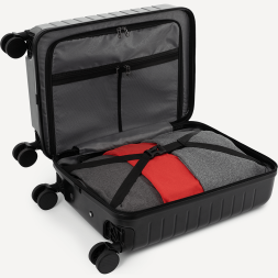 Чемодан для ручной клади JÖGEL ESSENTIAL Carry on Spinner, черный