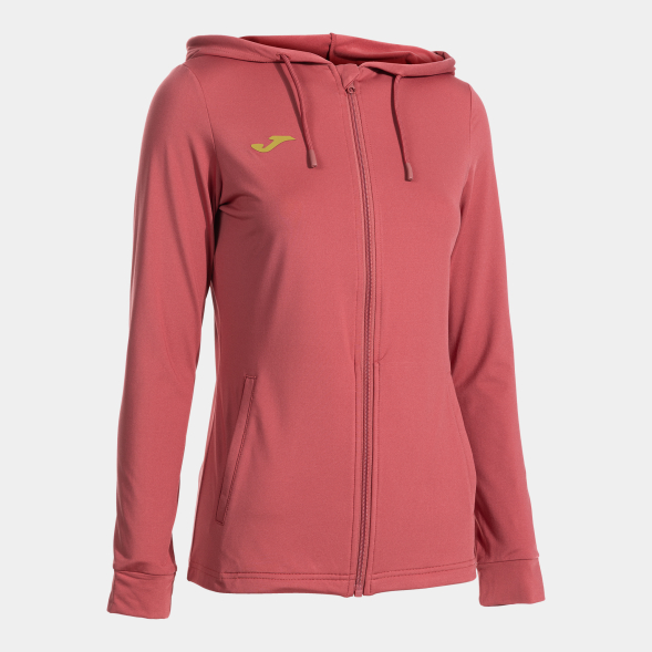 CHAQUETA CON CAPUCHA SCULPTURE II ROSA