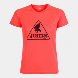 Ассортимент | Футболка с коротким рукавом RACE WOMAN Ярко коралловый