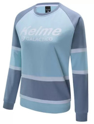 Свитшот KELME Women's Round Neck Sweater (Light Blue/Grey)