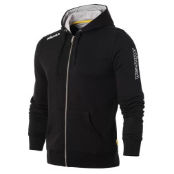 Куртка от костюма с капюшоном муж. MIKASA MT526-049-XS, р.XS, 70% хлопок 30% полиэстер, черный