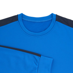 Костюм тренировочный TORRES Professional Training, K-2101-063-XL, р.XL, полиэстер,васильково-т.синий