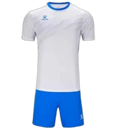 Футбольная форма KELME Short-Sleeved Football Suit (White/Blue)