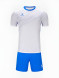 Футбольная форма KELME Short-Sleeved Football Suit (White/Blue)
