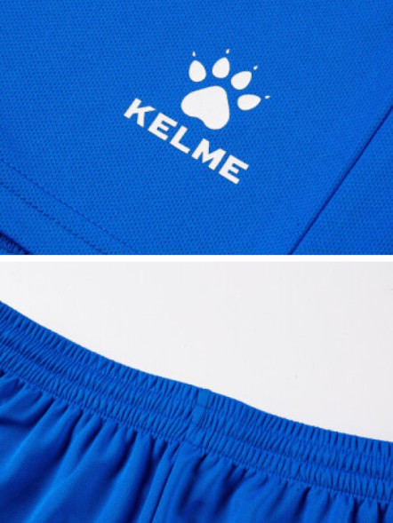 Футбольная форма KELME Short-Sleeved Football Suit (White/Blue)
