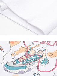 Футболка KELME Round Neck Short Sleeve T-Shirt White
