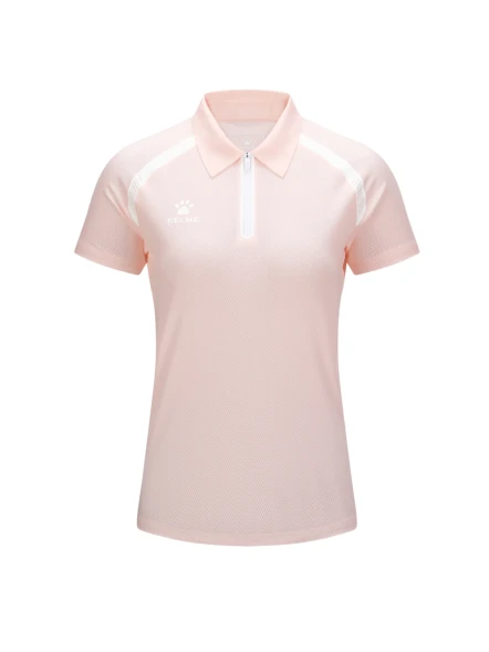 Футболка KELME Women's Polo Shirt Light Pink