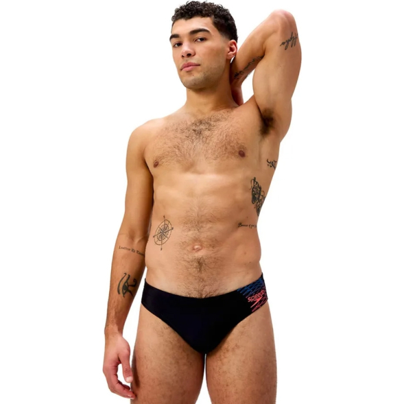 Плавки SPEEDO Medley Logo 7сm Brief, 8-0973918964, р 28 (рос 44), нейлон, эластан черный