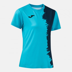 ФУТБОЛКА С КОРОТКИМ РУКАВОМ PICASHO ТУРКУАЗ ФЛУОР ТЕМНО-СИНИЙ