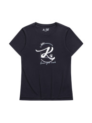 Футболка KELME Round Neck Short Sleeve T-Shirt Dark Blue