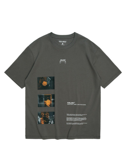 Футболка KELME Round Neck Short Sleeve T-Shirt Black