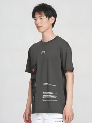 Футболка KELME Round Neck Short Sleeve T-Shirt Black
