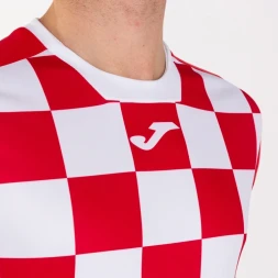 Футболка игровая JOMA с коротким рукавом FLAG II Красный-белый