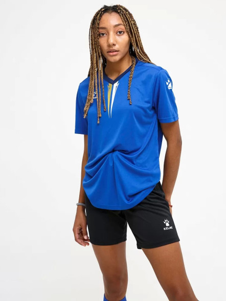 Футбольная форма KELME S/S Football Set (Blue/Black)