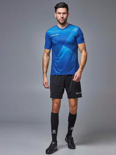 Футбольная форма KELME S/S Football Set (Blue/Black)