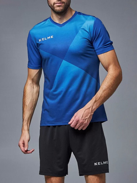 Футбольная форма KELME S/S Football Set (Blue/Black)