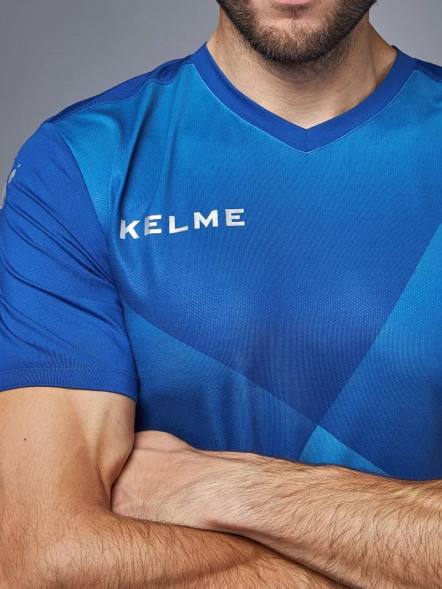 Футбольная форма KELME S/S Football Set (Blue/Black)