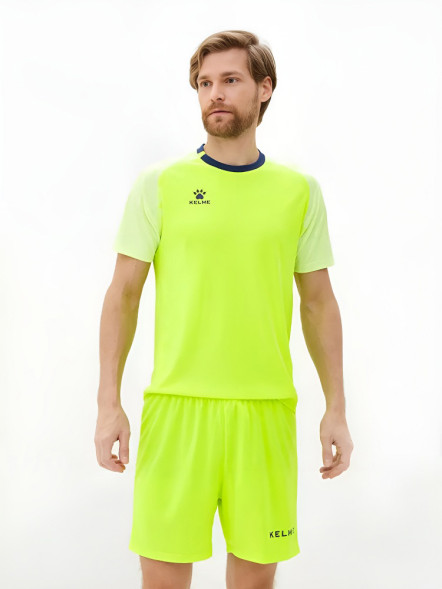 Футбольная форма KELME Short Sleeve Football Uniform Light Green