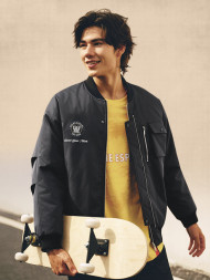 Бомбер KELME Reversible Baseball Jacket Black