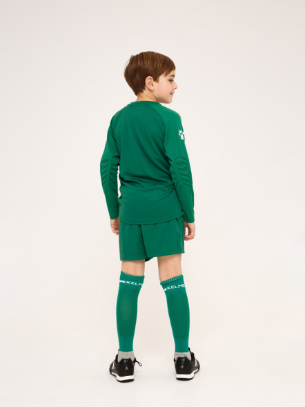 Детский комплект (лонгслив, шорты) KELME Long Sleeve Goalkeeper Suit Green