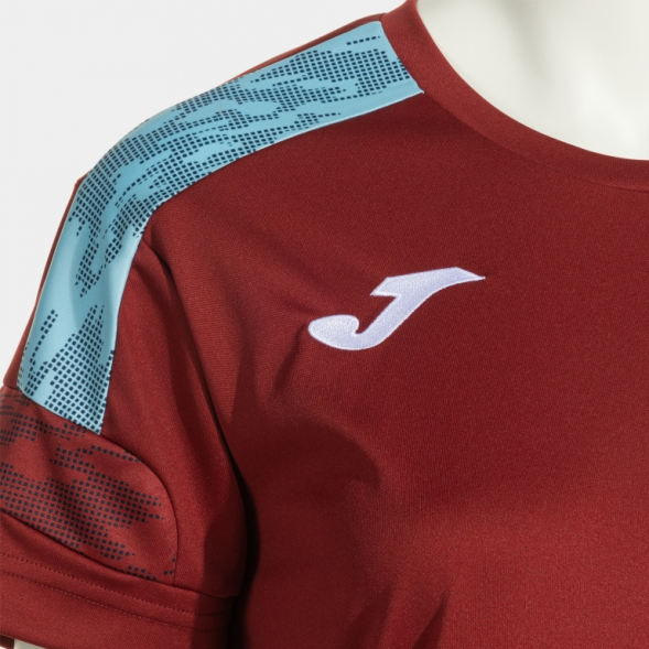 Футболка JOMA CAMISETA MANGA CORTA CHAMPIONSHIP VIII BURDEOS CELESTE