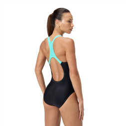 Купальник SPEEDO Medley Logo, 8-1347417215, р.36 (рос.48), черно-розовый